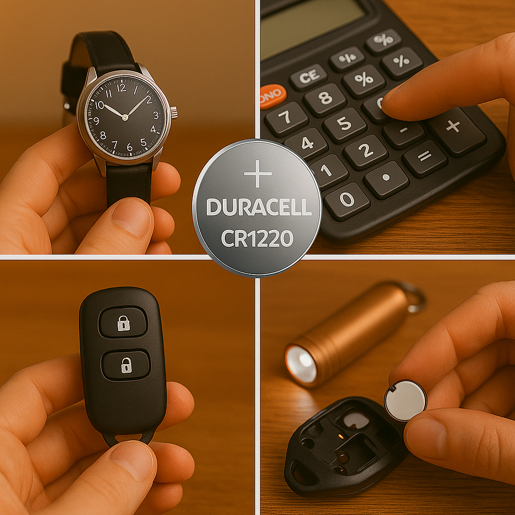 Litowe Baterie Specjalistyczne Duracell CR1220 1 szt. Litowe Baterie Specjalistyczne Duracell CR1220 1 szt.