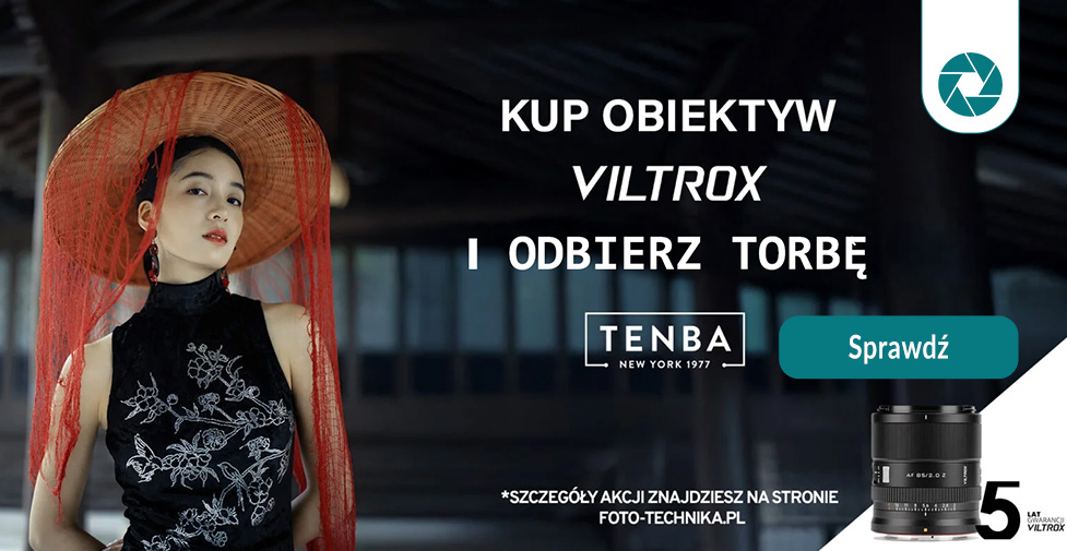 romocja na obiektywy Viltrox –  torba Tenba w prezencie!