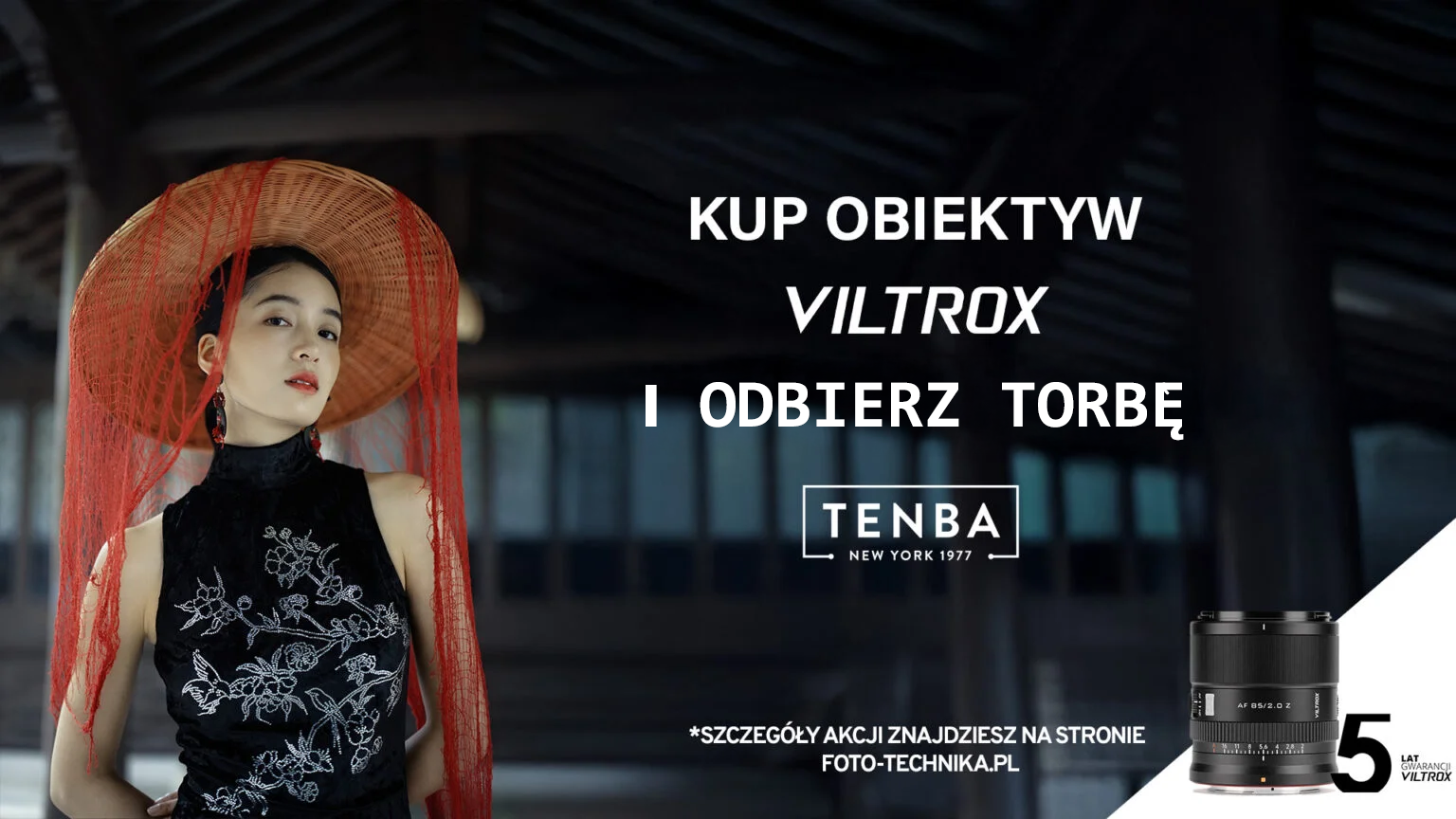 Promocja „Kup obiektyw Viltrox i odbierz torbę Tenba”